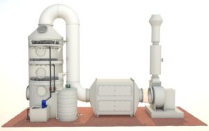 Xicheng industrial PP wet scrubber