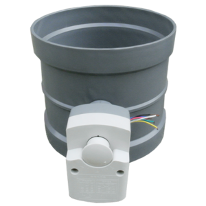 dia 50mm-2000mm electric pp plastic air damper valve