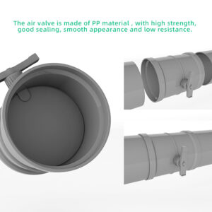 PP/PVC plastic injection molding dampers