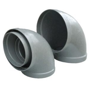 pp plastic round elbows for pipe connection
