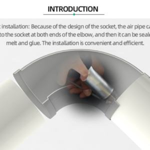 PP pipe connection accessories-90deg elbow