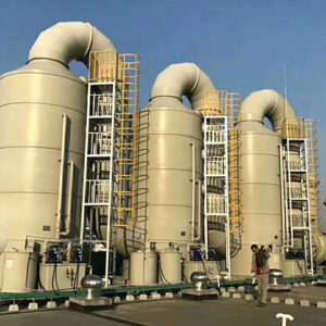 Factory price gas purification tower wet scrubber design for exhaust air treatment