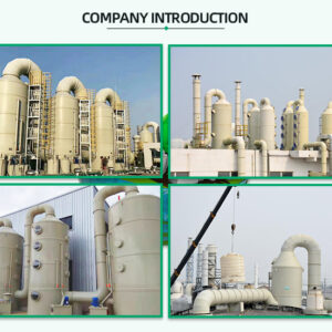 PP acid-alkali and corrosion resistant waste gas purification system