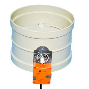 PP/PVC plastic automatic air control damper with actuator