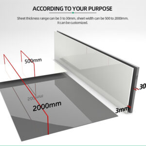 Solid Polypropylene Plastic PP sheet
