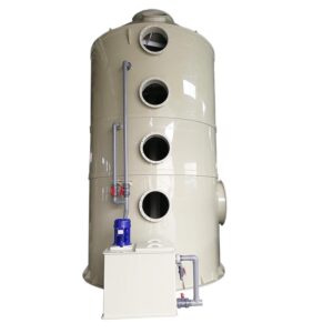 exhaust gas treatment equipment pp plastic smoke scrubber system