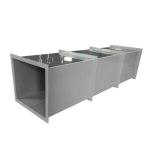 Custom size plastic square tube for ventilation