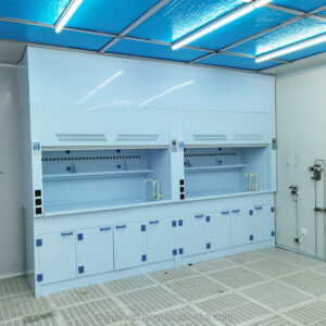 laboratory pp polypropylene fume hood for exhaust air control