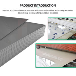 rigid polypropylene (PP) sheets