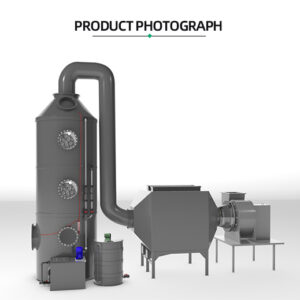 polypropylene pp chlorine scrubber system for exhaust gas purification