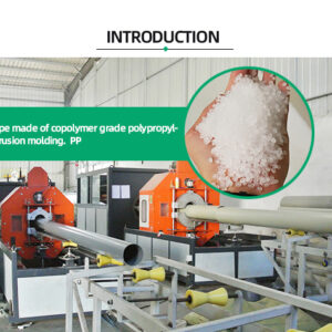 PP pipe supplier round plastic duct for ventilation