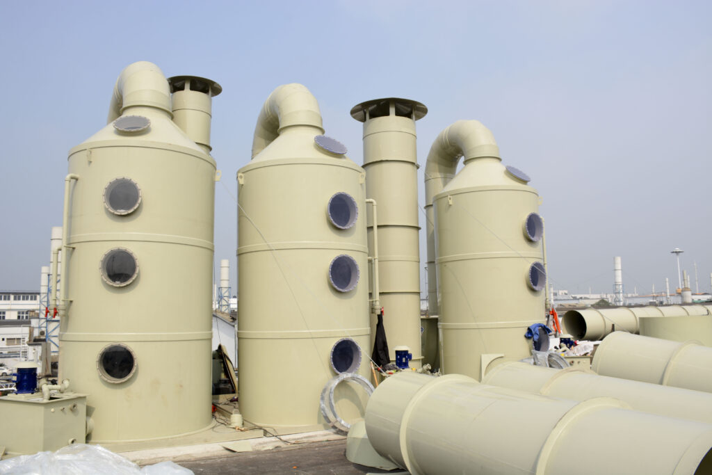 Environmental friendly equipment industrial air scrubber for acid alkali gas disposal