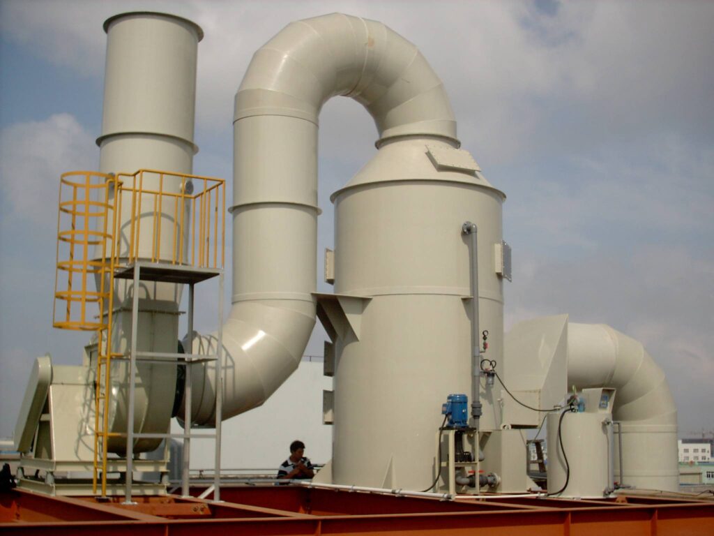 waste gas scrubber