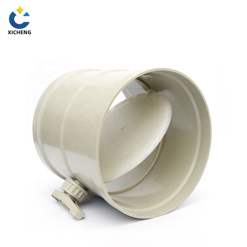 PP plastic manual damper