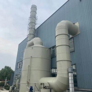 Kitchen exhaust scrubber system