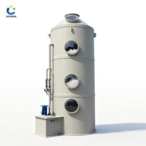 Packed Tower Wet Scrubber | 99% Gas + 95% Dust Removal