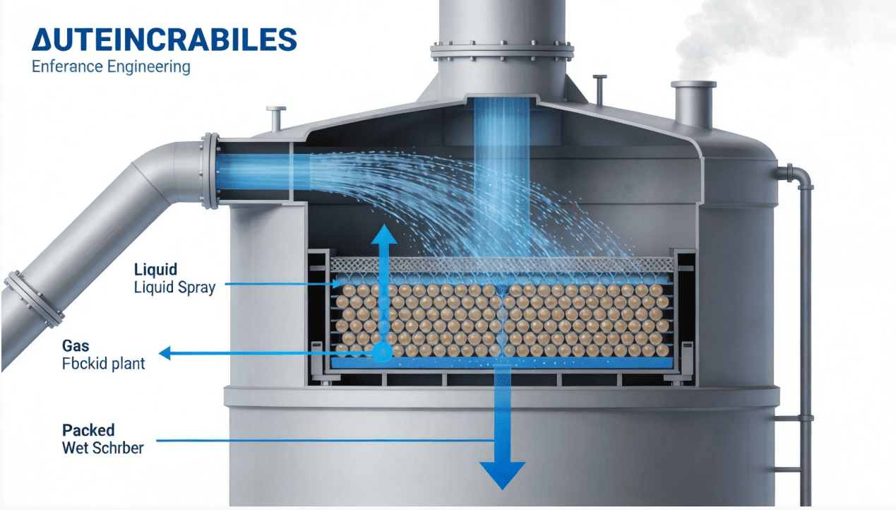 Industrial PP wet scrubber – what do scrubbers do in acid gas removal
