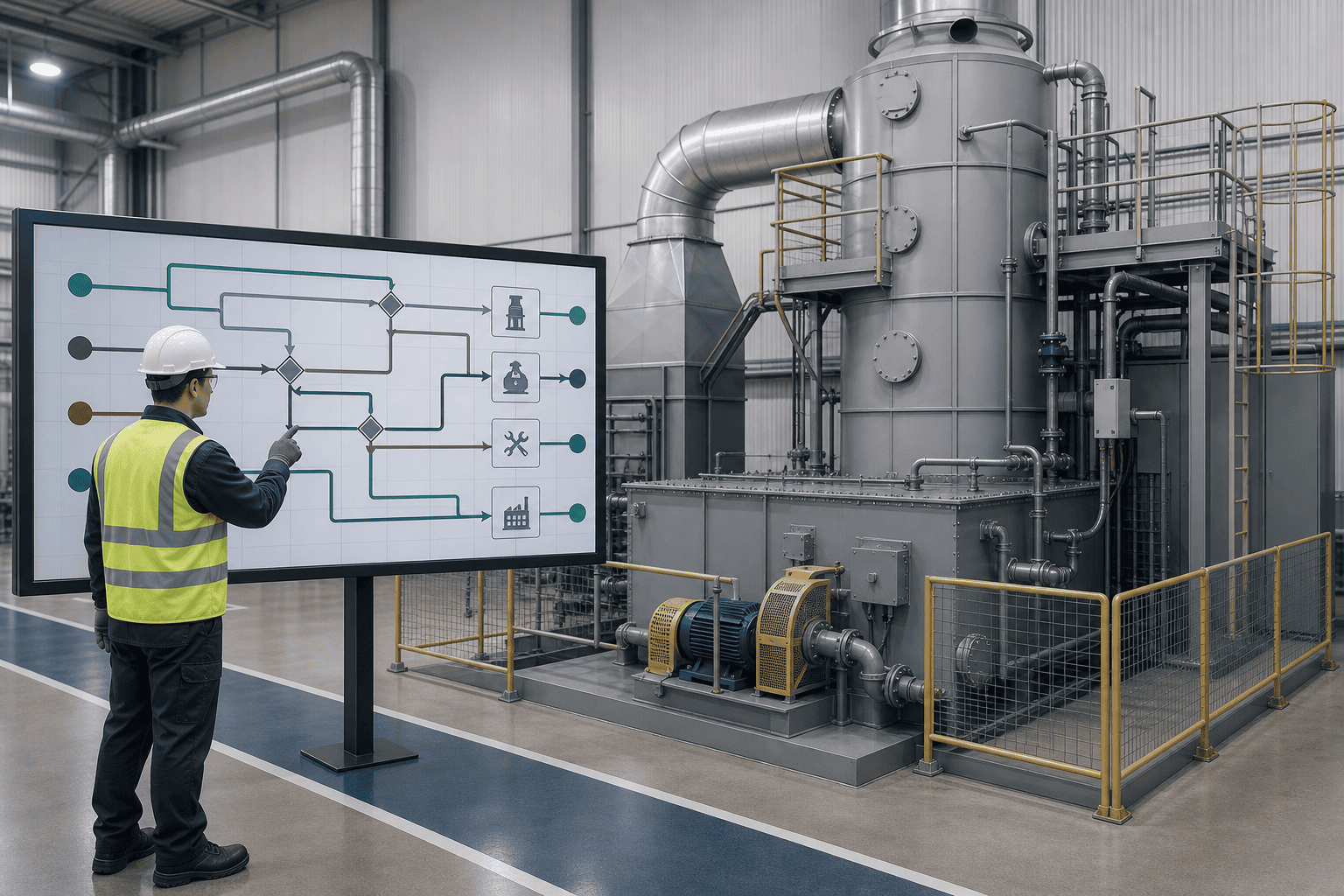 Engineer choosing a lifecycle route from a stage decision matrix